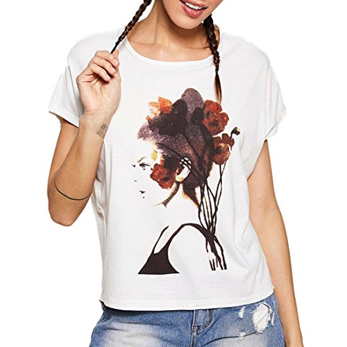WM & MW T-Shirt for Women Fashion Tops Short Sleeve O-Neck Graphi...