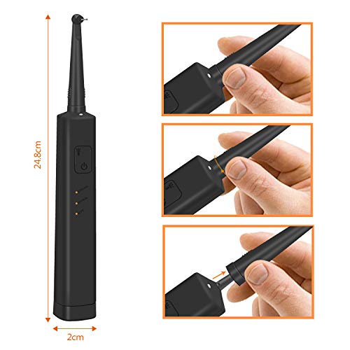 Electric Dental Calculus Remover Tooth Tartar Cleaning Teeth Tool...