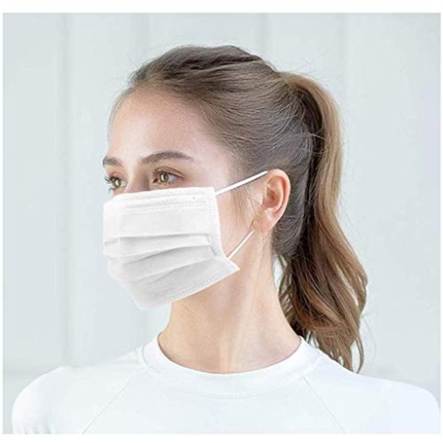 50 pack disposable face mask, 2- PLY, Anti Virus, Dust Mask Breat...
