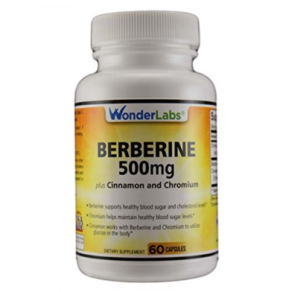 Berberine Cholesterol Blood Sugar Supplement: HCL 500+ TripleDefe...
