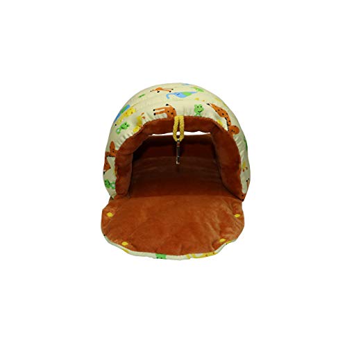 Bird Nest House Winter Warm Hammock Happy Hut Cave Bed for Parrot...