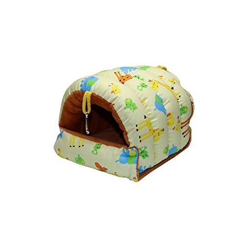 Bird Nest House Winter Warm Hammock Happy Hut Cave Bed for Parrot...