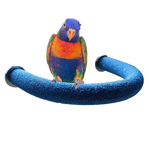 Bird Paw Grinding Stick Perch Stand Toy for Parrot Cockatiel Para...