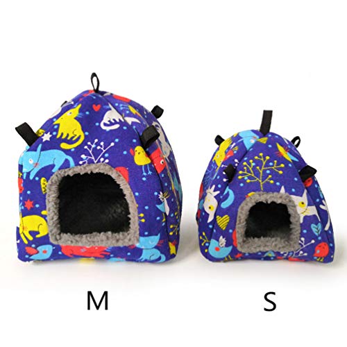 Bird Plush Hammock Parrot Hanging Snuggle Cave Happy Hut Tent for...