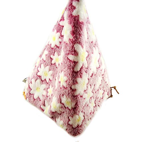 Bird Plush Perch Tent Winter Warm Triangle Hammock Nest Bed for P...
