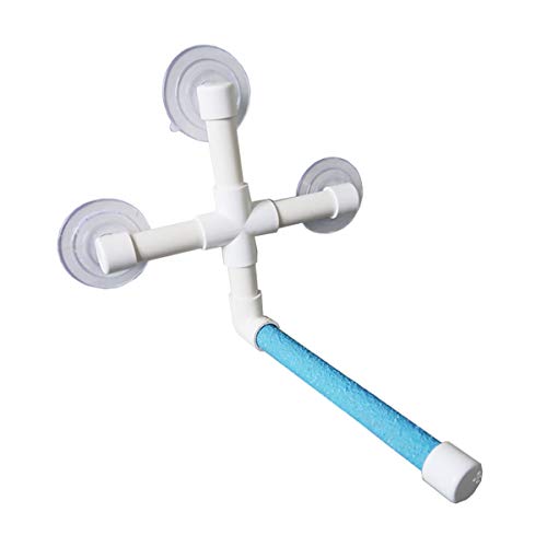Bird Portable Suction Cup Shower Perch Window Wall Standing Platf...