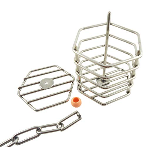 Wontee Bird Stainless Steel Foraging Feeder Parrot Hanging Feedin...