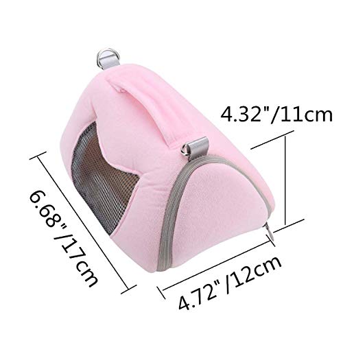 Wontee Hamster Carrier Bag Portable Outdoor Travel Handbag with A...