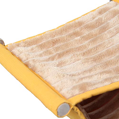 Wontee Hamster Plush Hammock Bird Hanging Bed Nest for Rat Squirr...