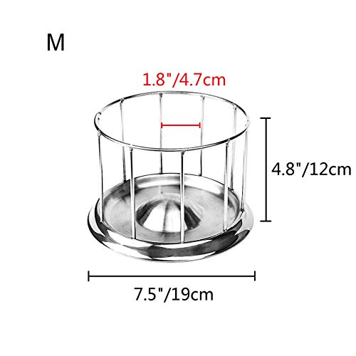 Wontee Tortoise Food Water Dish Feeder Bowl Stainless Steel Tray ...