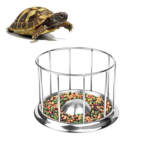 Wontee Tortoise Food Water Dish Feeder Bowl Stainless Steel Tray ...