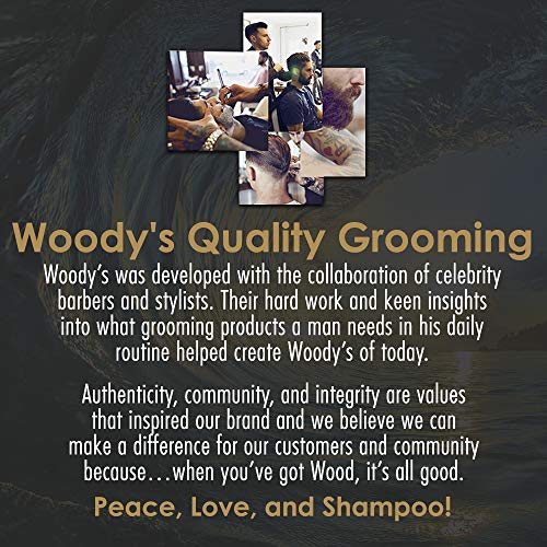 Woodys Hair & Body Shampoo Bar for Men, All Purpose Bar for Hair...