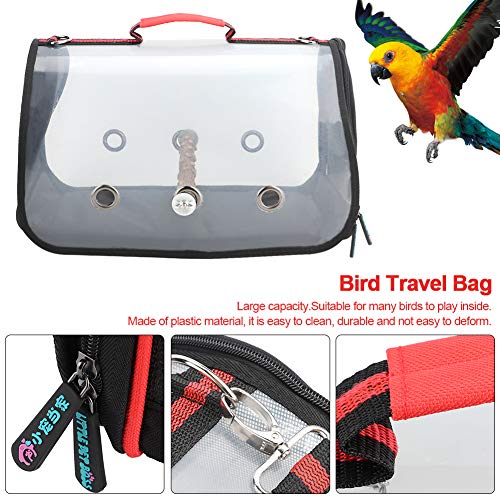 Bird Travel Cage, Large Foldable Portable Bird Carrier Bag, Light...