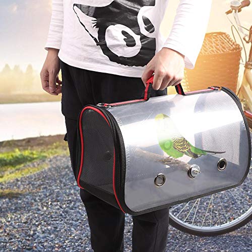 Bird Travel Cage, Large Foldable Portable Bird Carrier Bag, Light...