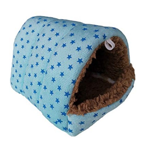 WowowMeow Hamsters Polka Dot Warm Fleece Cave Bed Small Animals H...