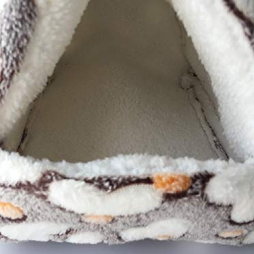 WowowMeow Small Animals Warm Fleece Bed Cage Hanging Cave Beds fo...