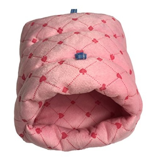 WowowMeow Small Animals Warm Hanging Cage Cave Bed for Hamsters, ...