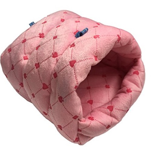 WowowMeow Small Animals Warm Hanging Cage Cave Bed for Hamsters, ...