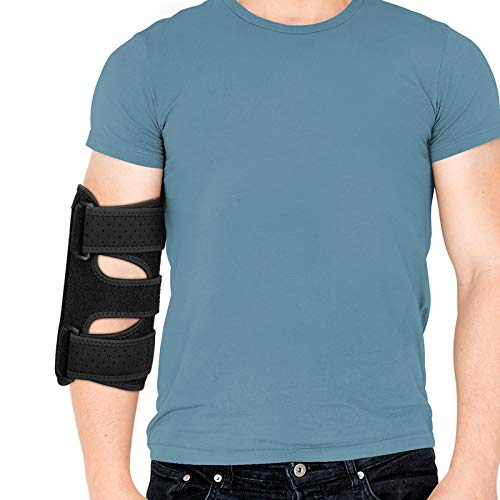 Elbow Brace, Night Elbow Splint for Men and Women, 2 Removable Me...