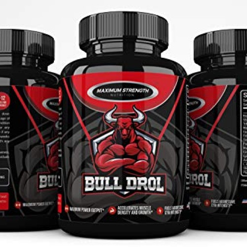 Bull Drol Strongest Mens T Boost - Explosiveness, Po...