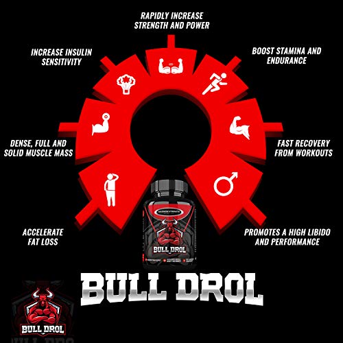 Bull Drol Strongest Mens T Boost - Explosiveness, Po...