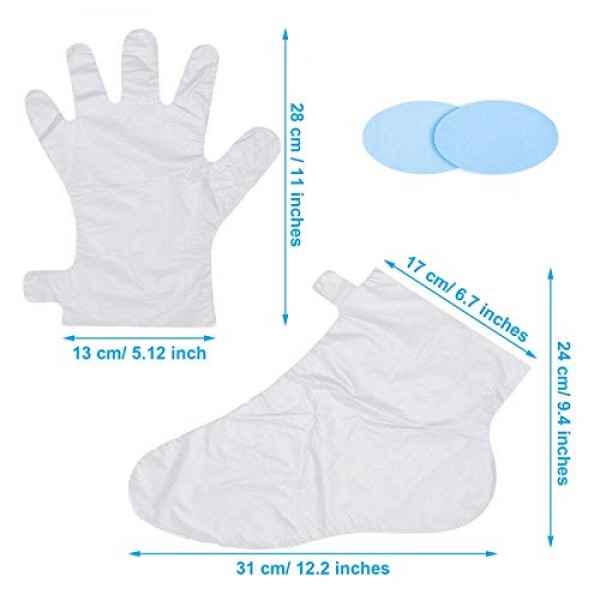 400pcs Paraffin Wax Bath Liners, Paraffin Bags for Hand & Foot, P...