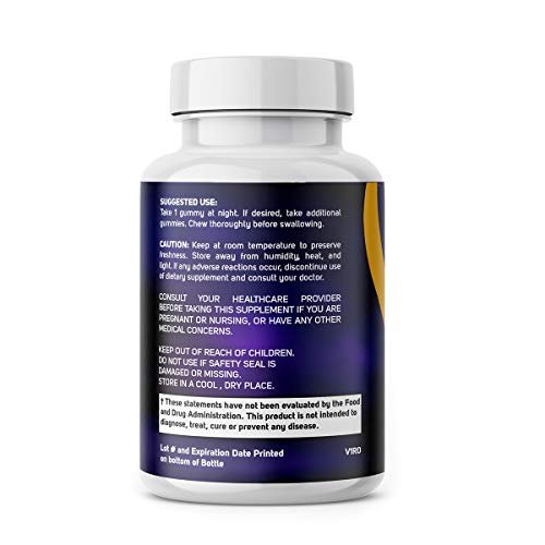 Hemp Gummies for Sleep – Pure Hemp Extract - 5mg Melatonin in Eve...