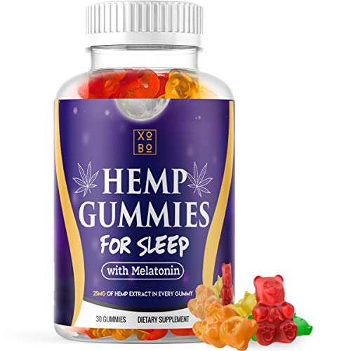 Hemp Gummies for Sleep – Pure Hemp Extract - 5mg Melatonin in Eve...