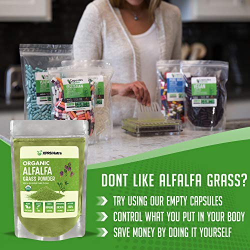 XPRS Nutra Organic Alfalfa Powder - Premium Vegan Alfalfa Supplem...