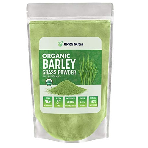 XPRS Nutra Organic Barley Grass Powder - 16 oz Premium Barley Pow...