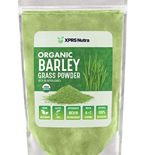 XPRS Nutra Organic Barley Grass Powder - 16 oz Premium Barley Pow...