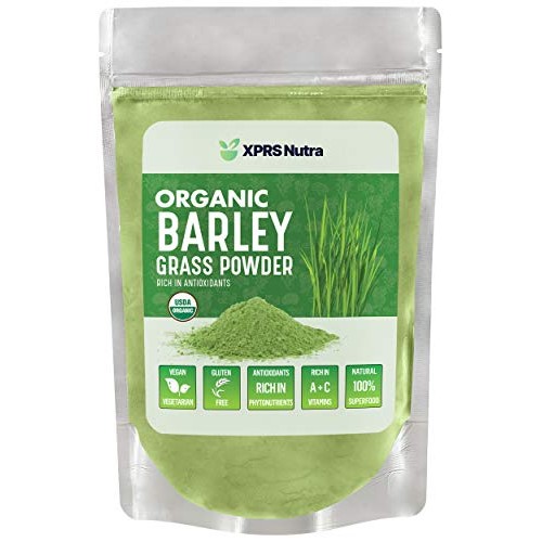 XPRS Nutra Organic Barley Grass Powder - 8 oz Premium Barley Powd...