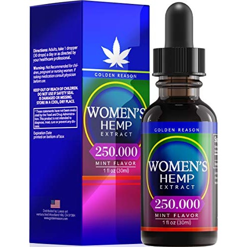 Womens Hemp Oil 250,000 MG. Anxiety Reducer. Pain Relief. Natura...