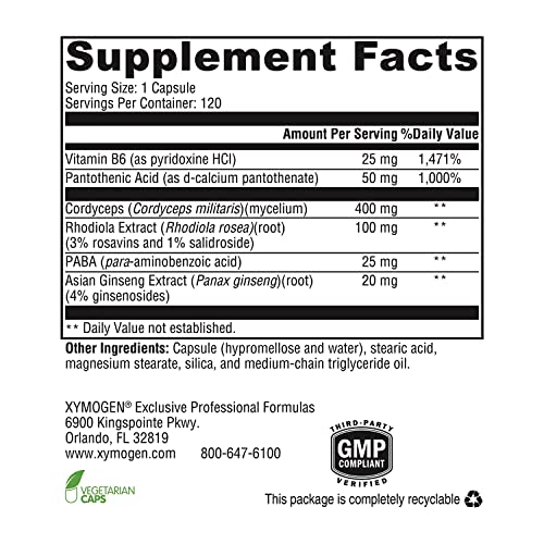 Xymogen Adrenal Essence - Adrenal Support with Adaptogenic Herbs ...