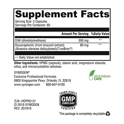 Xymogen Hormone Protect - Estrogen Metabolism + Estrogen Detox Su...