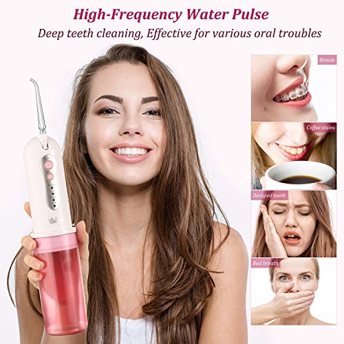 Cordless Water Flosser - DIY Portable Oral Irrigator Rechargeable...