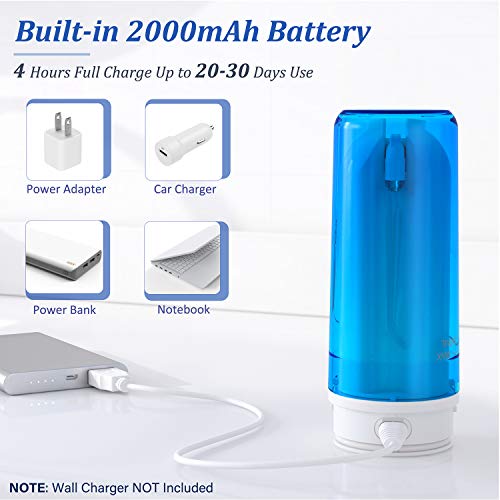 Cordless Water Flosser, YaFex Portable Water Teeth Cleaner Pick w...