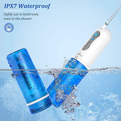 Cordless Water Flosser, YaFex Portable Water Teeth Cleaner Pick w...
