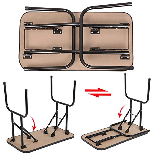 Yaheetech 32-inch Portable Pet Dog Grooming Table w/arm/Noose Black