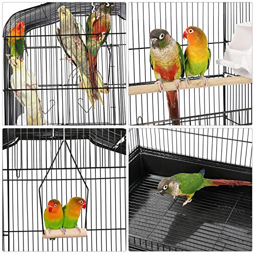 Yaheetech 36-inch Open Top Hanging Medium Parakeet Bird Cages for...