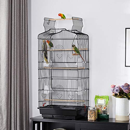 Yaheetech 36-inch Open Top Hanging Medium Parakeet Bird Cages for...