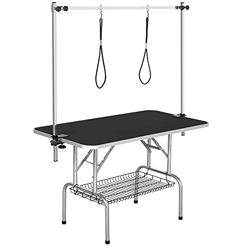 Yaheetech 45-inch Large Heavy Duty Pet Dog Grooming Table W/Adjus...