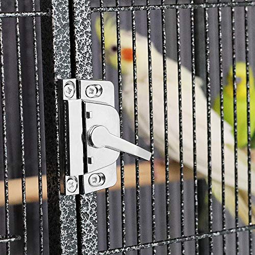 YAHEETECH 54-inch Wrought Iron Standing Large Parrot Parakeet Fli...