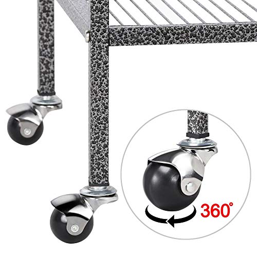 YAHEETECH 54-inch Wrought Iron Standing Large Parrot Parakeet Fli...
