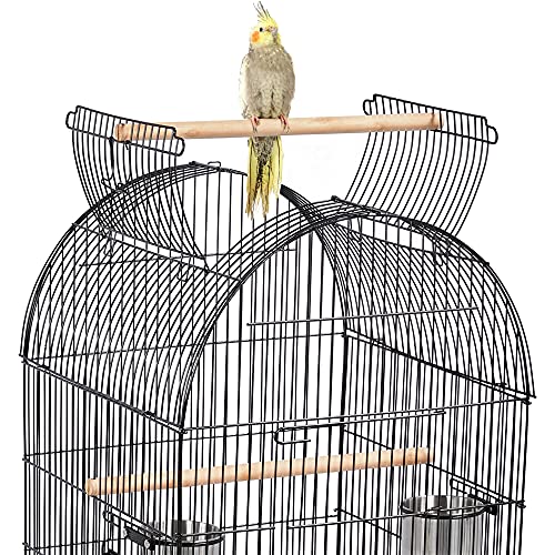 Yaheetech 59-Inch Rolling Standing Medium Dome Open Top Bird Cage...