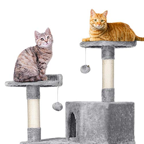 Yaheetech 59 inches Multi-Level Cat Tree Condos Stand Furniture C...