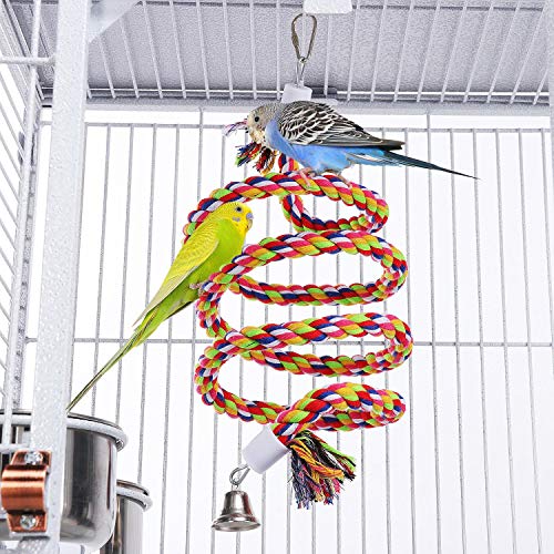 Yaheetech 61-inch Wrought Iron Play Top Large Cockatiel Parrot Bi...