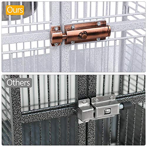 Yaheetech 61-inch Wrought Iron Play Top Large Cockatiel Parrot Bi...