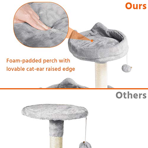 Yaheetech 62.2inches Cat Tree Cat Towers Cat Condo with Platform ...