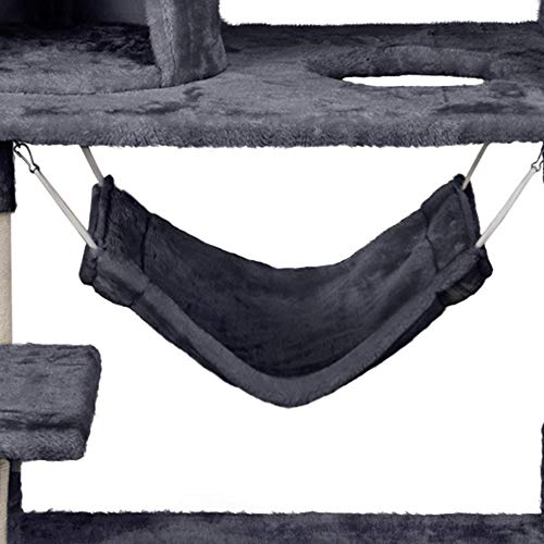 Yaheetech 62in Multi-Level Cat Tree Tower Condo with Scratching P...